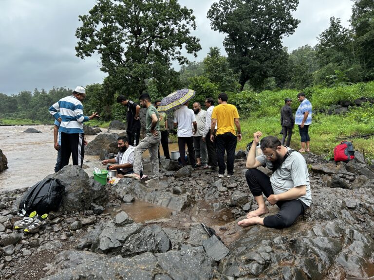 Stress management outdoor activity conducted in outbound training