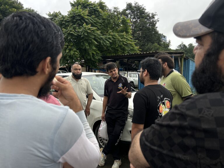 Communication skills group activity by ARK in professional outbound training.